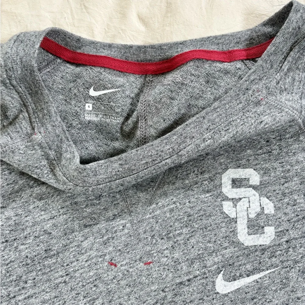 USC Grey Longsleeve Nike tee size S - Picture 3 of 5